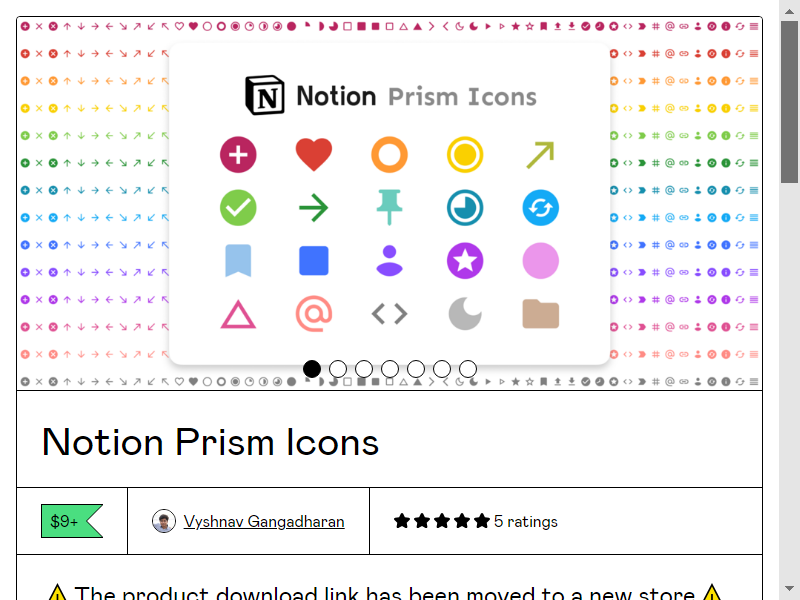 Notion Prism Icons